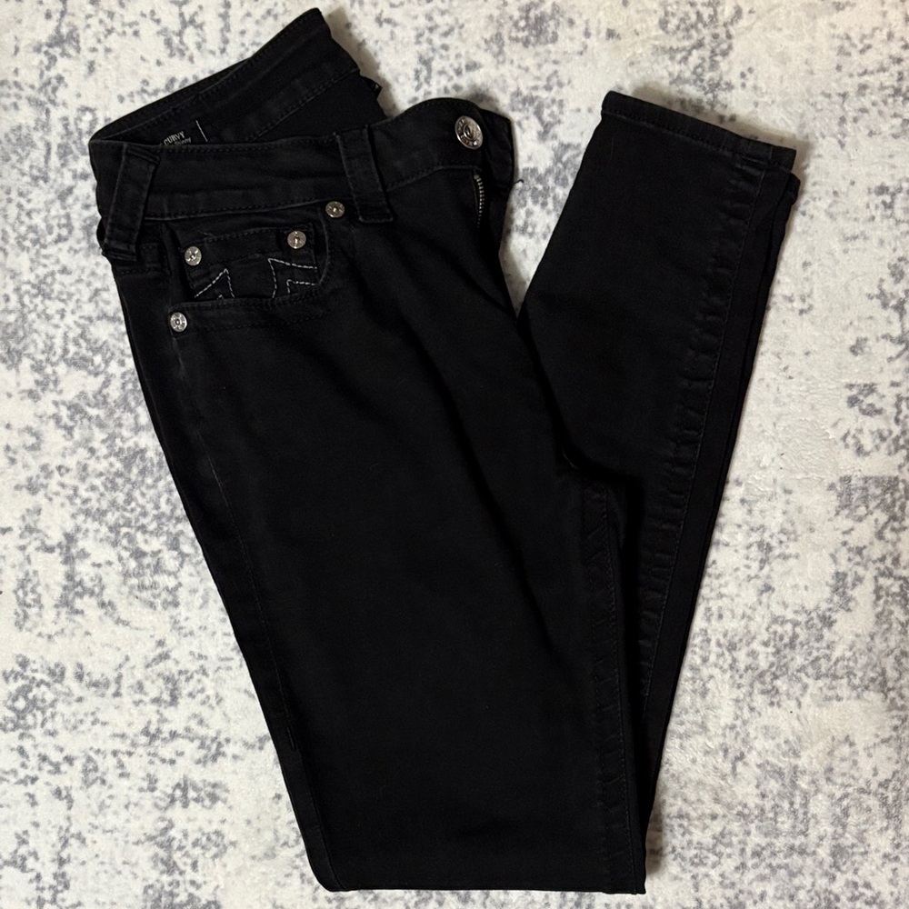 True Religion Black Skinny Jeans
